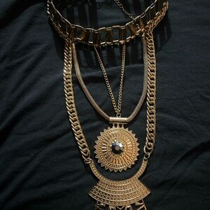 Gold Statement Necklace